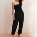 American Eagle Outfitters Pants & Jumpsuits | American Eagle Outfitters Black Strapless Jumpsuit | Color: Black | Size: L
