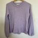 Madewell Sweaters | Madewell Womens Payton Pullover Lavender Sweater Crewneck W/Balloon Sleeves Xxs | Color: Purple | Size: Xxs