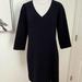 J. Crew Dresses | J. Crew Navy Blue V-Neck Shift Dress Size 0 | Color: Blue | Size: 0