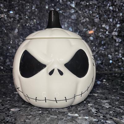 Disney Holiday | Jack Skellington Cookie Canister | Color: White | Size: Os