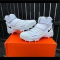 Nike Shoes | Men’s Size 16 Nike Force Savage Elite Shark Rubber Football Cleats Ck2824-100 | Color: Black/White | Size: 16