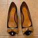 Kate Spade Shoes | Kate Spade Peep Toe Low Pumps | Color: Black/Cream | Size: 8