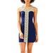 Lilly Pulitzer Dresses | Lilly Pulitzer Tana Shift Dress (Navy) | Color: Blue/Gold | Size: 4