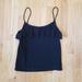 J. Crew Tops | Jcrew Black Dressy Tanktop Size Large | Color: Black | Size: L