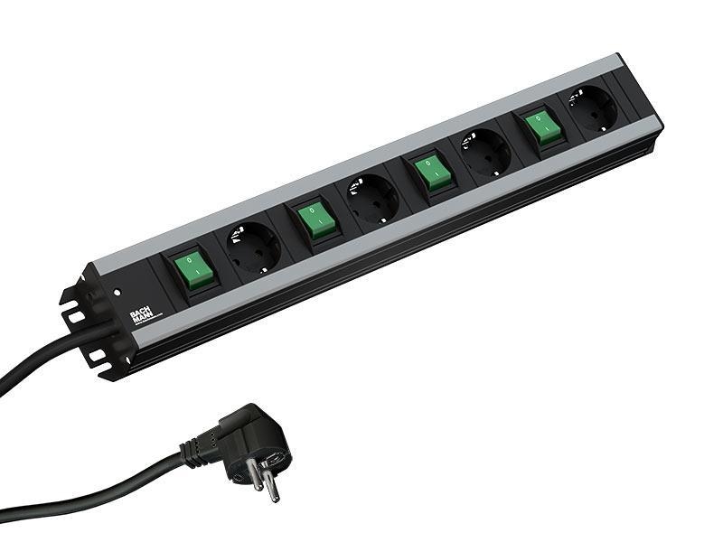 Bachmann Handwerkerleiste 4x Steckdose, 4x Schalter (300.049) Image