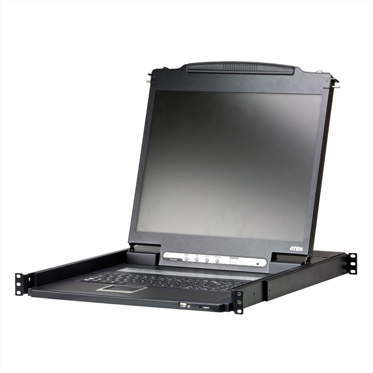 ATEN CL3000N KVM-Konsole, 48cm LCD, VGA, PS/2-USB, USB Port, LED HG-Bel., D