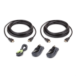 ATEN 2L-7D03UHX5 USB HDMI Dual Display Secure KVM Kabel Set Image