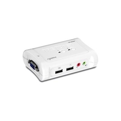 TRENDnet TK-209K KVM Switch 2-Port USB Kit mit Audio