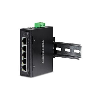 TRENDnet TI-E50 Industrial Fast Ethernet DIN-Rail Switch 5-Port