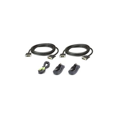 ATEN 2L-7D03UDX5 USB DVI-D Dual Link Secure KVM Kabel Set