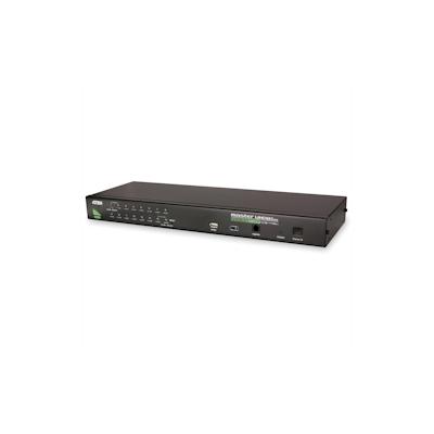 ATEN CS1716A KVM Switch VGA, PS/2-USB, USB-Peripherie Port, 16 Ports