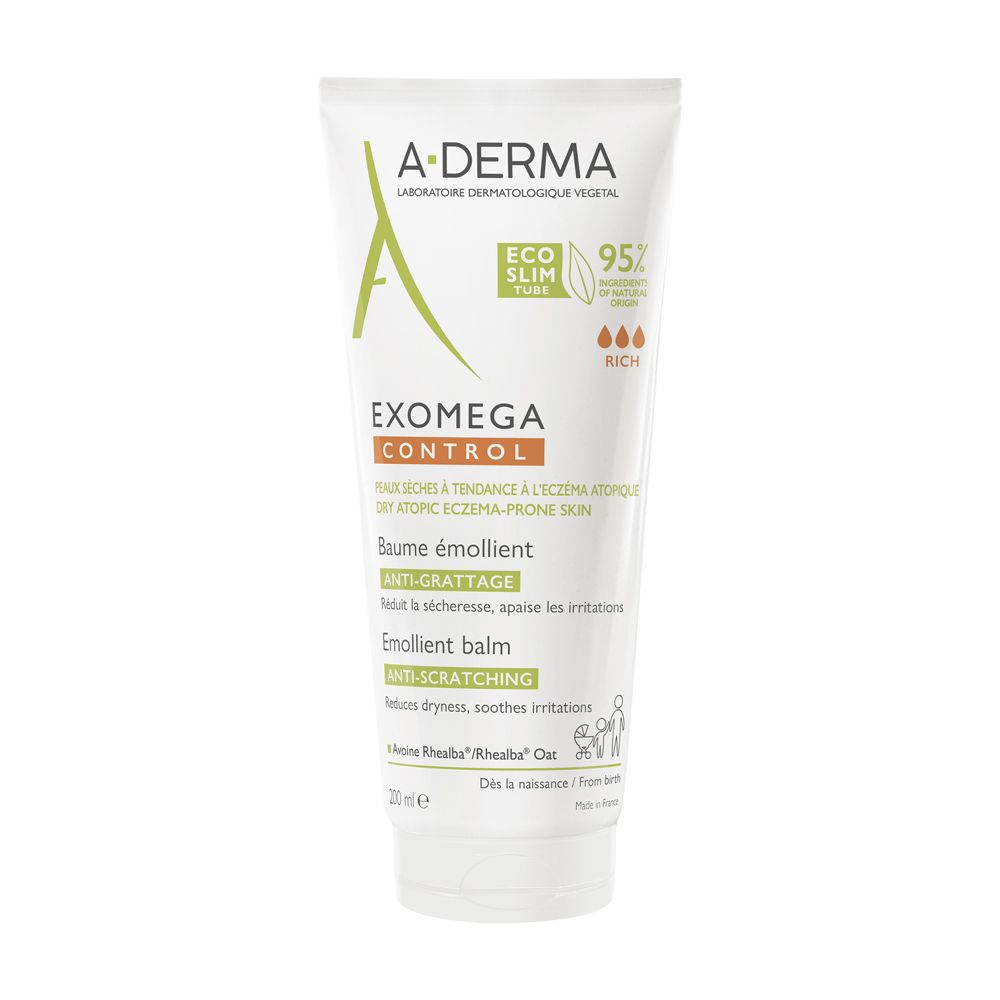 A-Derma Exomega Control Balsamo Emolliente "Anti-grattage” 200ml - Pel