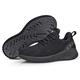 Footfox Womens Slip on Sneakers Lightweight Comfortable Mesh Casual Sneakers Sports Gym Athletic Walking Shoes A-All Black Size: 6 UK