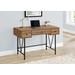 "Computer Desk / Home Office / Laptop / Storage Drawers / 48""L / Work / Metal / Laminate / Brown / Black / Transitional - Monarch Specialties I 7672"