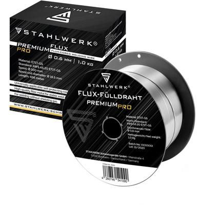 Schweißdraht mig mag Fülldraht E71T-GS 0,6 mm S100/D100 Rolle 1 kg - Stahlwerk