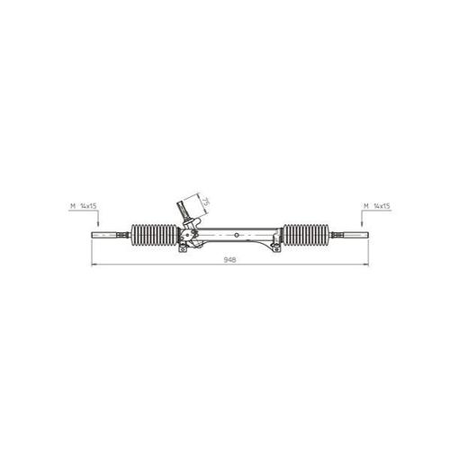 GENERAL RICAMBI Lenkgetriebe für PEUGEOT 4000JE 4000AP 4000ET PE4040