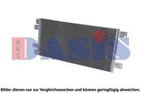AKS DASIS Kondensator, Klimaanlage 522091N für JEEP K05191252AA K68004052AB 5191252AA Image