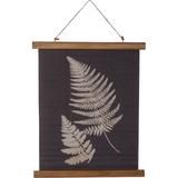 Primitives by Kathy Double Fern Leaves Botanical Canvas Wall Plaque 19.5 Inches - Multi