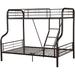 Bunk Bed (Twin/Full) in Sandy Black