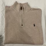 Polo By Ralph Lauren Sweaters | Beige Polo Ralph Lauren 1/4 Zip | Color: Cream | Size: Xl