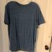 American Eagle Outfitters Shirts | American Eagle Blue Rag Color Shirt Sleeve T-Shirt. | Color: Blue | Size: L