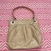 Coach Bags | Coach Womens Beige Patent Leather Classic Top Handle Shoulder Handbag Purse | Color: Cream | Size: Os