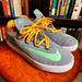 Nike Shoes | Nike Kd Vulc -- (Gs) 4.5y | Color: Gray/Green | Size: 4.5bb