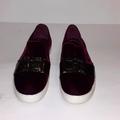 Michael Kors Shoes | Michael Kors Velvet Shoes Womens Plum Cqolored Shoes Size 8m | Color: Purple | Size: 8