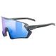 uvex sportstyle 231 2.0 - Sportbrille für Damen und Herren - beschlagfrei - druckfreier & perfekter Halt - rhino deep space matt/blue - one size