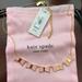 Kate Spade Jewelry | Kate Spade Necklace Nwt Pink Gold | Color: Gold/Pink | Size: Os