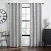Achim Importing Co Geometric Semi-Sheer Grommet Single Curtain Panel Polyester in Gray | 63 H x 52 W in | Wayfair CNPN63GY06