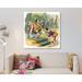 East Urban Home Fairy Tale XX by Vintage Apple Collection - Graphic Art Print on Canvas Canvas, in White/Yellow | 18 H x 18 W x 1.5 D in | Wayfair