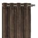 Eastern Accents Nellis Plush Velvet Solid Room Darkening Grommet Single Curtain Panel Velvet in Brown | 120 H in | Wayfair CUD-185-GRD