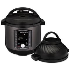 Instant Pot Pro Crisp & Air Fryer 8-quart Multi-Use Pressure Cooker & Air Fryer Stainless Steel in Gray | 15.04 H x 15.04 W x 15.28 D in | Wayfair