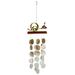 Woodstock Chimes Snail Capiz Chime Wood in Brown | 28 H x 8 W x 8 D in | Wayfair