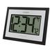 La Crosse Technology Atomic Digital Clock Plastic/Acrylic in Black/Gray | 8.54 H x 11 W x 11 D in | Wayfair 513-1422S