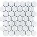 Parvatile (38178) Porcelain Mosaic Sheet Wall Tile Porcelain in White | 2 H x 2 W x 0.3125 D in | Wayfair MODA0657