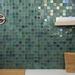 Bond Tile Angel Dust 11.73 in. x 11.73 in. Polished Wall Mosaic Tile (0.95 Sq. Ft./Each) in Green | 11.73 H x 11.73 W x 0.31 D in | Wayfair