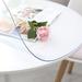 Umber Rea Table Cloth Waterproof Soft Glass PVC Table Mat Rectangular Coffee Table Desk Mat Crystal Plate Tablecloth Transparent 2.6 Plastic/Vinyl | Wayfair
