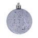 The Holiday Aisle® Holiday Décor Ball Ornament Plastic in Gray | 4.75" H x 4.75" W x 4.75" D | Wayfair 4C949F3F2B7041998BCA61BC19C059EC