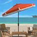 Joss & Main Argentina 8.4' x 8.4' Market Umbrella Metal in Orange | 98.82 H in | Wayfair B433D33498A3401895D5CDF3934A4D72