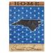 East Urban Home North Carolina Home Burlap 2-Sided Polyester 18 x 13 in. Garden Flag in Black/Blue/Brown | 18 H x 13 W in | Wayfair
