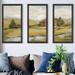 August Grove® "Springtime Farm Neutral" By Silvia Vassileva 3 Piece Print On Acrylic Plastic/Acrylic in Green | 25.5 H x 40.5 W x 1 D in | Wayfair