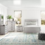 Winton 5 Piece Sleigh Panel Bedroom Set In Ash Brown & Vintage White, in Brown/White Laurel Foundry Modern Farmhouse® | Wayfair