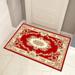 Bloomsbury Market Emmly 23.62 in. x 15.74 in. Non-Slip Indoor Doormat Synthetics in Brown/Red | 23.62 H x 15.74 W x 0.39 D in | Wayfair