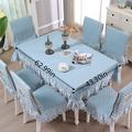 Rosalind Wheeler Tablecloth Cloth Art Table Cloth Cover Table Cloth Tea Table Cloth Round Table Cloth in Blue | 62.99 W x 43.3 D in | Wayfair