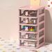 Inbox Zero Ji Desk Organizer Plastic in Pink | 10 H x 5.3 W x 6.7 D in | Wayfair BFB3100A93D046C1A0564255FC3C7272