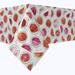 East Urban Home Rectangular Tablecloth, 100% Cotton, 52X104", Watermelon Design Cotton Blend in Gray/Pink/Red | 104 W x 52 D in | Wayfair