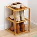 Ebern Designs 3 Pair Shoe Rack Bamboo in Yellow | 14.56 H x 10.62 W x 9.84 D in | Wayfair 7517D7AEEFB74E5AA44FD2B4B3346A4F