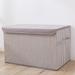 Ebern Designs Collapsible Fabric Box Fabric in Gray | 9.84 H x 14.96 W x 9.84 D in | Wayfair 29DD5B24FECF4E58A1985649C799690B